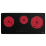 Klarstein plaque vitrocéramique - 75 cm, 3 feux vtc avec commande tactile, minuterie & verrouillage parental ... Klarstein plaque vitrocéramique - 75 cm, 3 feux vtc avec commande tactile, minuterie & verrouillage parental ...