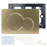 Plaque de commande wc geberit sigma 01 ? installation sans outils ? compatible avec r�servoirs � deux ...