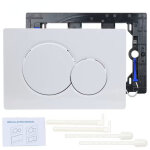 Plaque de commande wc geberit sigma 30 plastique durable installation sans outils design minimaliste ...