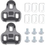 Plaquettes de chaussures antid�rapantes carbone 3 trous - compatibles p�dales vtt 4, 5�, kit accessoire ...