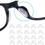 Plaquettes de nez en silicone pour lunettes, plaquettes de nez souples et antid�rapantes pour montures ...