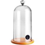 Plastique fumer cloche hood molecular cuisine food dome cover cover avec trous en caoutchouc base en ...