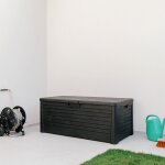 Plastmeccanica - coffre de jardin florida - 550l - anthracite Plastmeccanica - coffre de jardin florida - 550l - anthracite
