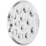 Plat escargots inox 12 compartiments, ustensile cuisson / service empilable pour maison ou restauration ...