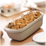Plat à four en grès pour pain et terrine - beige - astuceo Plat à four en grès pour pain et terrine - beige - astuceo