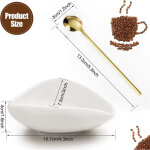 Plat � haricots blancs + cuill�re � m�langer dor�eplateau doseur pour grains de caf�, balance, coupelle ...