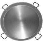 Vaello campos - plat a paella acier poli 80cm 4 poignees