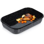 Plat à rôtir rectangulaire émaillé 3, 4 l, 34x22x6, 5 cm Plat à rôtir rectangulaire émaillé 3, 4 l, 34x22x6, 5 cm