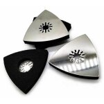 Plateau abrasif patin de ponage ponceuse triangle disque pour outils multifonctions 3pcs