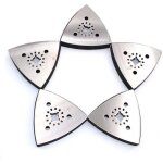 Plateau abrasif patin de pon�age ponceuse triangle disque pour outils multifonctions ?3pcs?