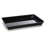 Plateau en plexiglas gastronorme gn 1 / 1 530x325x50mm noir - mat�riel chr pro