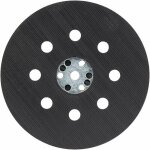 Plateau de ponage mi - dur (pour peinture, mastic, 8 trous, 125 mm, accessoires ponceuses excentriques) ...