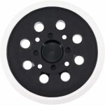 Plateau pon�age 125mm velcro 8 trous - compatible bosch pex 300 / 400 ae - blanc - adh�rence optimale ...