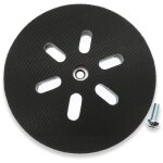 Plateau de ponage 150mm avec hook et loop compatible avec bosch gex 150, gex 150 ac, gex 150 turbo ponceuse ...