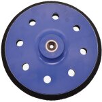 Plateau de pon�age 180mm, 8 trous, moyen, pour disque abrasif, accessoire pour ponceuse excentrique