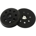 Plateau de ponage dur compatible avec bosch pex 12, pex 125 et pex 400 a ( 125 mm), 8 trous plateau ...