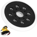 Plateau ponceuse 125mm pour bosch gex125 - 1ae, plateau de ponage professionnel  8 trous disque de ...