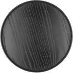 Plateau de service en bois rond pour fruits et aliments, id�al pour cuisine maison ou h�tel, diam�tre ...