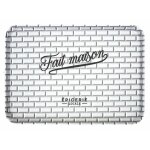 Plateau de service 'brooklyn' 42cm noir & blanc