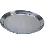 Plateau de service rond inox - olympia 405 mm
