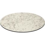 Plateau de table ronde 60 cm 4 places marbre