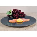 Plateau tournant, ardoise, verre Plateau tournant, ardoise, verre