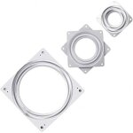 Plateau tournant carr� plaque pivotante rotation � 360 degr�s plateau tournant roulement � billes 3 / ...