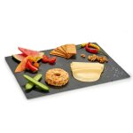 Plateau  hors - d'?uvre monolit en ardoise, 30 x 40 cm