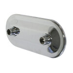 Platine rosace chromee