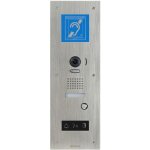 Platine de rue - vido - encastre - pour moniteur jp4med - en inox aiphone jpdvflbm