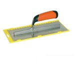 Platoir denté carré inox / bi - mat mondelin 28x12cm Platoir denté carré inox / bi - mat mondelin 28x12cm