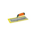 Platoir denté carré inox / bi - mat mondelin 28x12cm Platoir denté carré inox / bi - mat mondelin 28x12cm