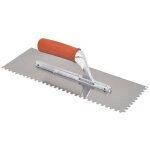Platoir dent avec poigne caoutchouc - 36 x 13 cm - denture 12 x 12 raimondi 11334