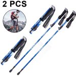 Pliable en 2 parties b�tons de marche r�glable, en aluminium l�ger - des b�tons de marche, portable canne ...