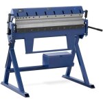 Plieuse manuelle avec segments et châssis 0 - 1050 mm 0 - 135° acier bleu Plieuse manuelle avec segments et châssis 0 - 1050 mm 0 - 135° acier bleu