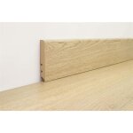 Plinthes en stratifi� domofloor (effet plancher) - dimensions: - 5, 8 x 220 cm - coloris : 502 bastide ...