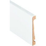 Plinthe de recouvrement 80mm 2m20 blanc a peindre romus 2555