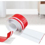 Plinthe souple autocollante, 20 x 60 mm x 15 m plinthe autocollante pour cuisine et salle de bain, plinthe ...