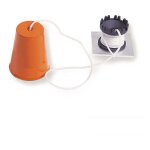 Mob mondelin ? plomb de ma�on 450 g avec enrouleur et cordeau en polypropyl�ne tress� ? pour travaux ...