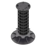 Plot terrasse dalle rglable 32 - 35 cm - noir