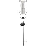 Pluviom�tre solaire star trading pluvio, led, noir, ext�rieur, verre, blanc chaud, capteur cr�pusculaire, ...