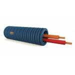 Gaine icta prfile 3x1, 5 mm  16 mm h07v - u orange - orange - rouge couronne 100 m - pm plastic materials ...