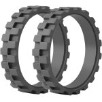 Pneus roues pour irobot roomba sries 500, 600, 700, 800 et 900 (pack 2 units) antidrapant, adhrence ...