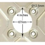 Pneu sur jante - wanda - 20x10. 00 - 8 - 4 plis - herbe polyvalent - jante en acier