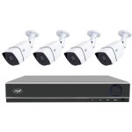 Pni kit vid�osurveillance ptz1350 - nvr + 4 cam�ras 2mp 1080p ahd / ip, ptz, h. 265, ip66