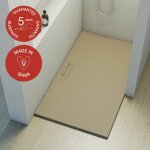 Poalgi - receveur de douche extraplat, beige albero, l. 90 x l. 180 cm, s�rie shile