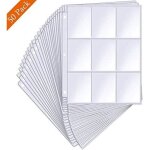 Pochettes pour cartes de baseball pochettes pour reliure de cartes à collectionner à 9 pochettes porte ... Pochettes pour cartes de baseball pochettes pour reliure de cartes à collectionner à 9 pochettes porte ...