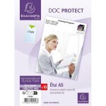 Pochettes - prot�ge - document - a5 - 2 faces - transparent - lot de 10 - exacompta