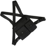 Pochette poitrine r�sistante gilet multifonction portable homme ajustable pour randonn�e voyage et activit�s ...