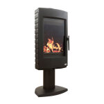 Godin - poêle à bois 7. 5kw anthracite 389130 Godin - poêle à bois 7. 5kw anthracite 389130